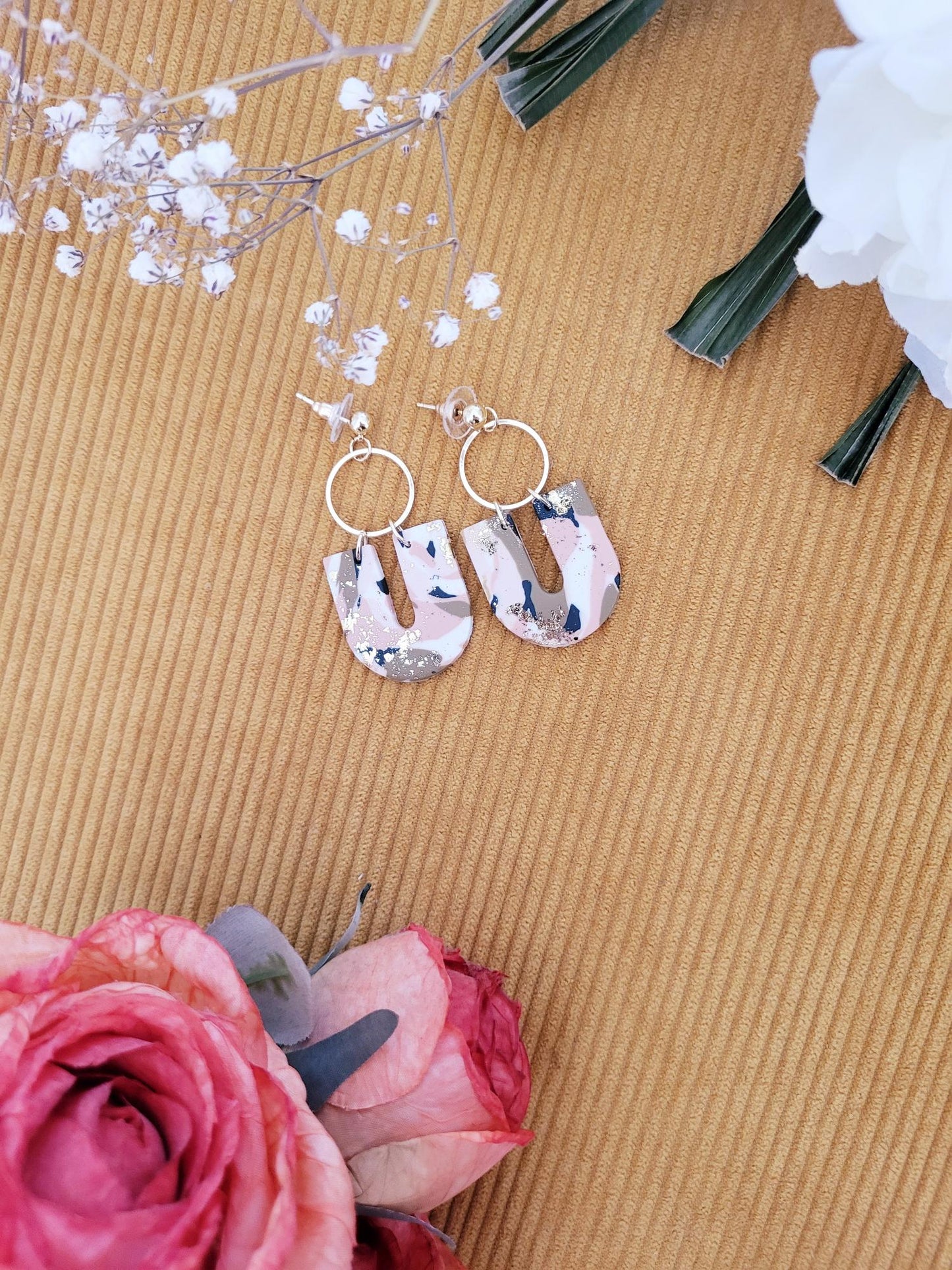 Boucles d'oreilles "U"
