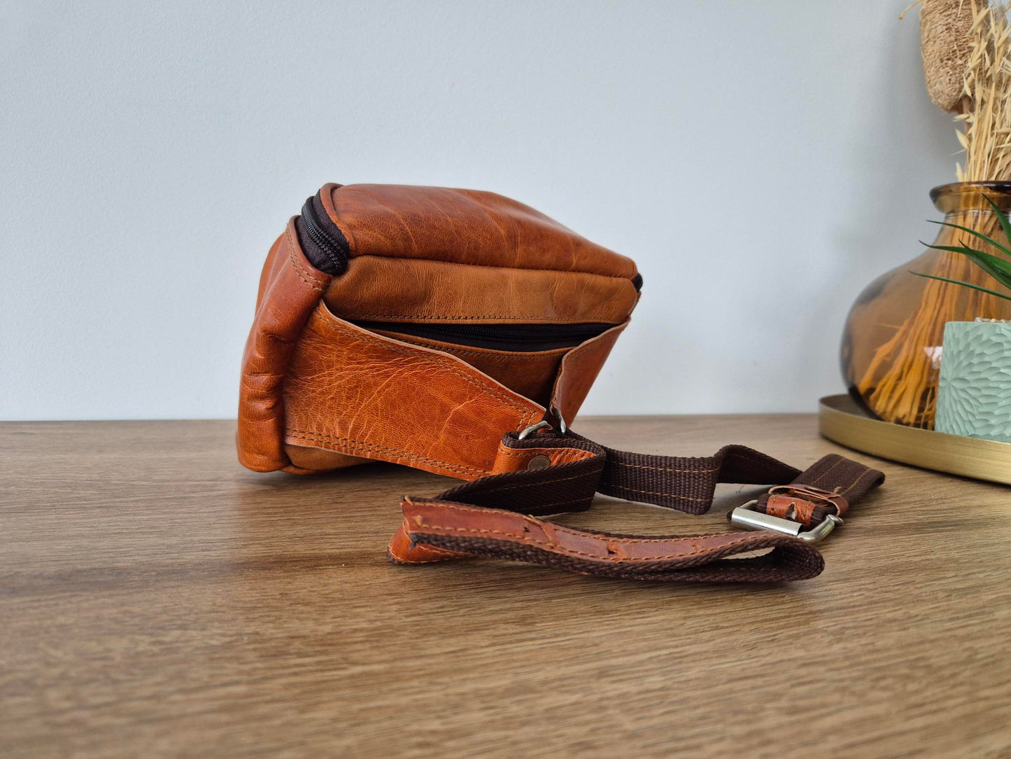 Sac banane "Malo" - cuir