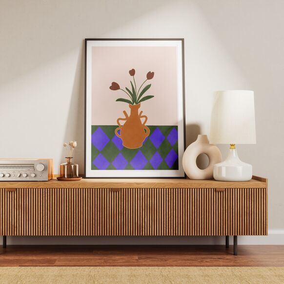 Tableau "Vase poterie terra cotta"