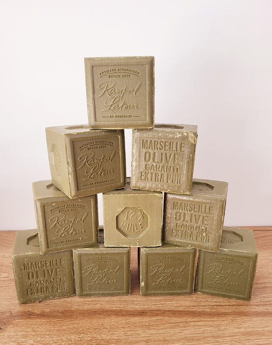 Cube de savon de Marseille à l'huile d'olive 600G