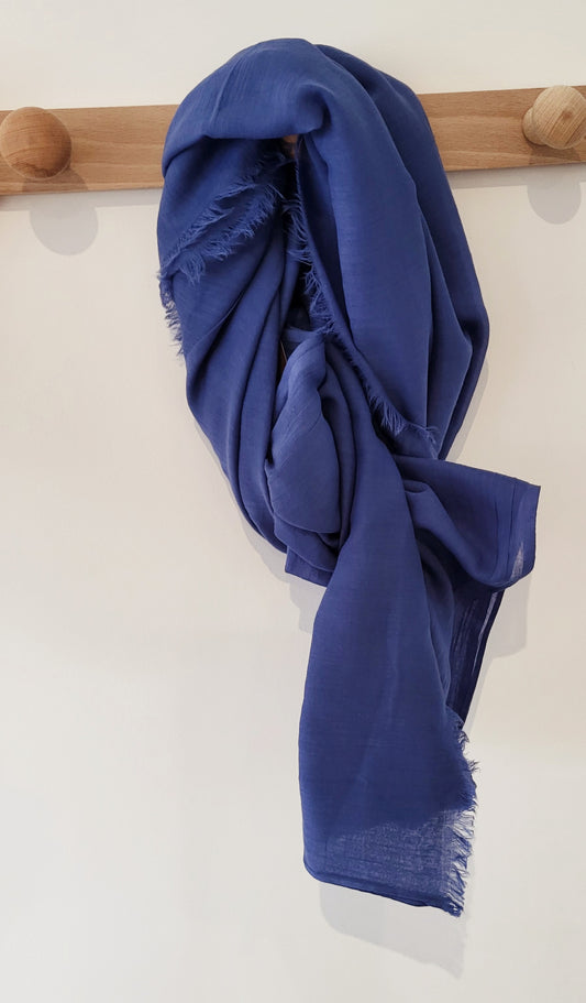 Etole "Uni" bleue - coton bio